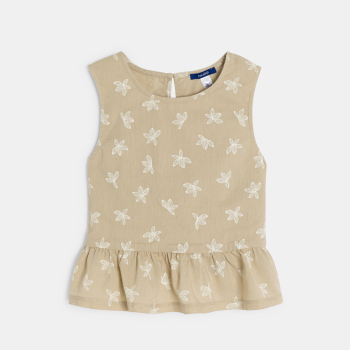 قميص داخلي مطبوع به كشكشكة...